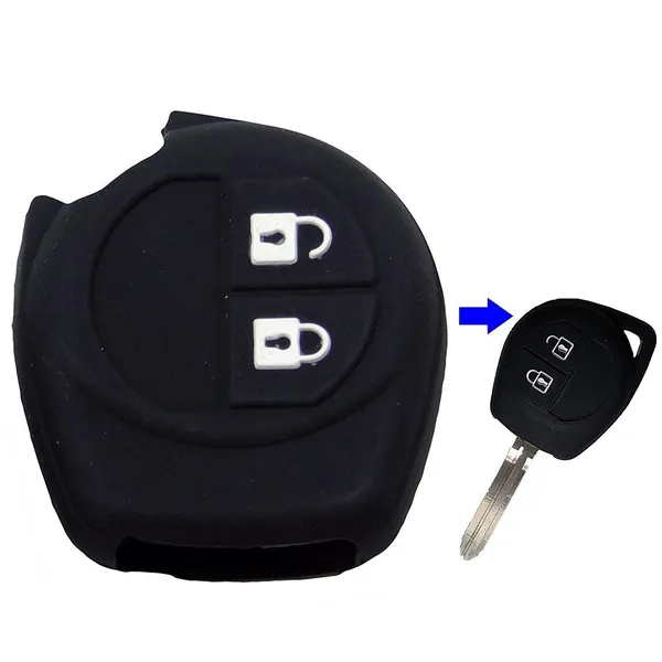 Silicone_Car_Key_Cover_For_Maruti_Suzuki_S_Presso_Swift_Sx4_Dzire_Ignis_Alto_Vitara_Brezza_Celerio_Ertiga_Ciaz_Scross_Baleno_Ritz_2_Button_Key_Cover_Black