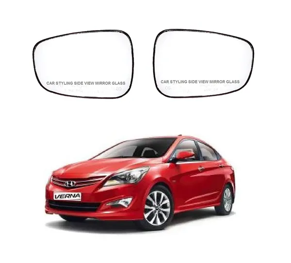 Orvm_Side_View_Mirror_Glass_Plate_For_Hyundei_Verna_2012_2016_Type_3_Model_Set_Of_2_Right_Left