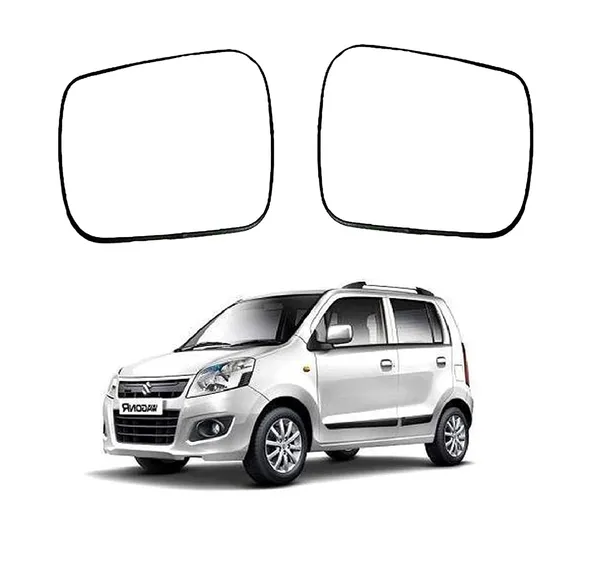 Orvm_Side_View_Mirror_Glass_Plate_For_Maruti_Wagon_R_Vxi_2011_2018_Model_Set_Of_2_Right_Left