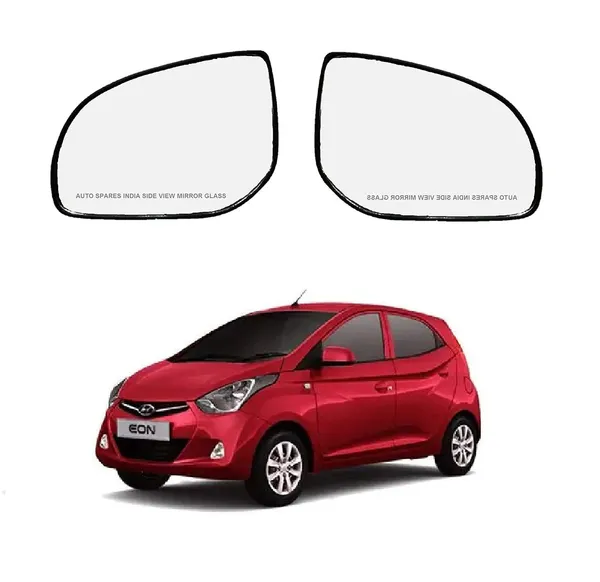 Orvm_Side_View_Mirror_Glass_Plate_For_Hyundai_Eon_Sports_2011_2020_Model_Set_Of_2_Right_Left