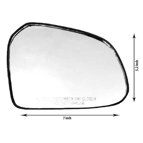 Grand_I_10_Santro_2019_Orvm_Right_Driver_Side_Mirror_Glass_Sub_With_Plate
