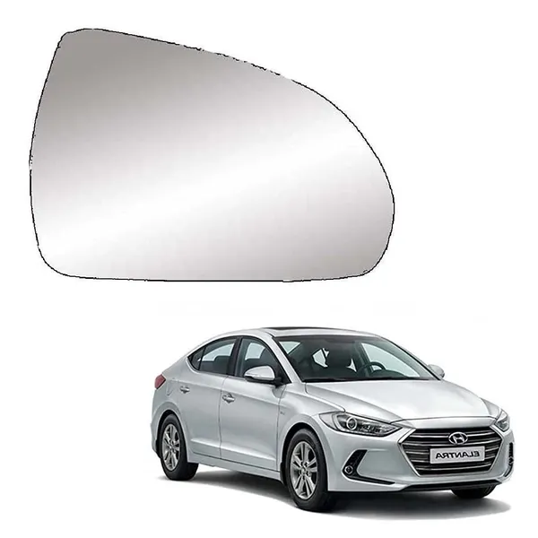 Right_Driver_Side_View_Mirror_Glass_Plate_Compatible_With_Hyundai_Elantra_2017_2020_Model_Type_3_Non_Heated