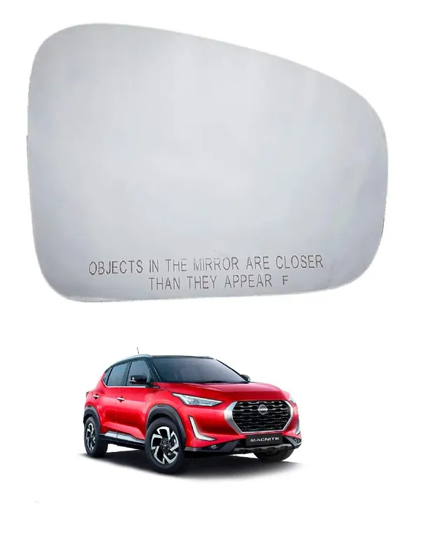 Orvm_Right_Driver_Side_View_Mirror_Glass_Sub_Mirror_Plate_For_Nisan_Magnite_2020_2023_Model_Non_Heated