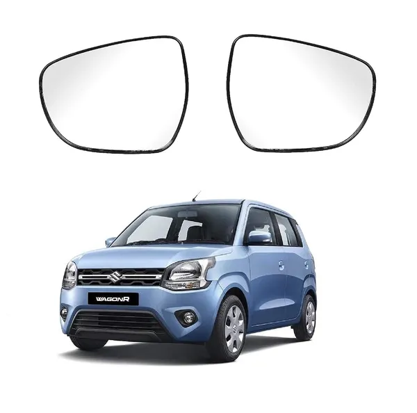 Orvm_Side_View_Mirror_Glass_Plate_For_Maurti_Wagon_R_Vxi_Zxi_2019_2020_Model_Set_Of_2_Right_Left