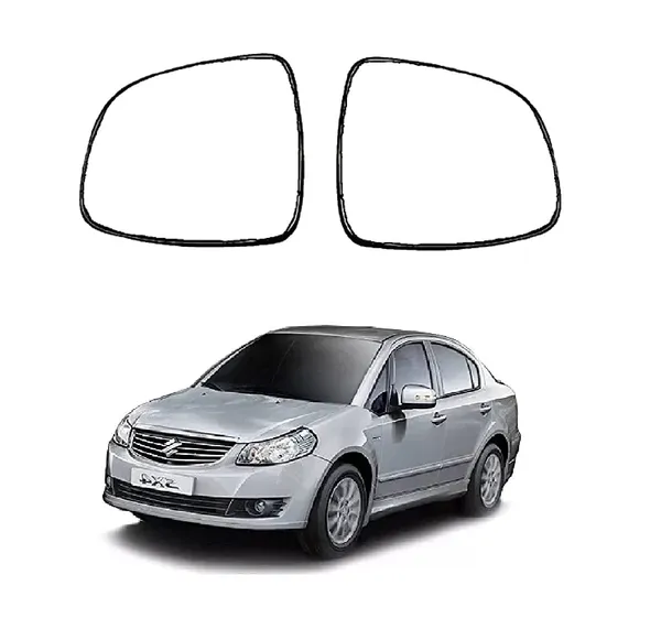 Orvm_Side_View_Mirror_Glass_Plate_For_Maurti_Sx4_2013_2015_Model_Type_2_Model_Set_Of_2_Right_Left