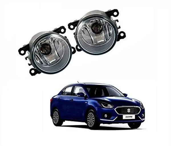 Maurti_Swift_Dzire_2017_2021_Oem_Type_Fog_Lamp_Lamps_Bumper_Light_Pair_Left_Right_With_Bulb