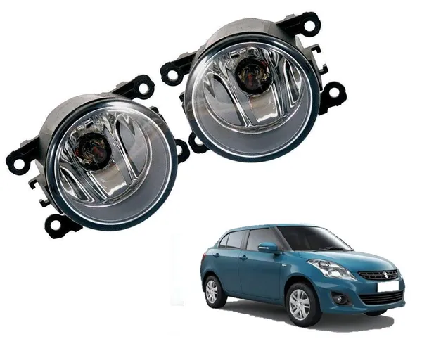 Maurti_Swift_Dzire_2012_2016_Oem_Type_Fog_Lamp_Lamps_Bumper_Light_Pair_Left_Right_With_Bulb