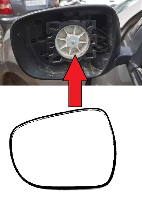 Auto_Spares_India_Side_View_Mirror_Glass_Plate_For_Maruti_New_Swift_Swift_Dzire_Lxi_Ldi_2018_2025_Model_Type_1_Left_Passenger_Side
