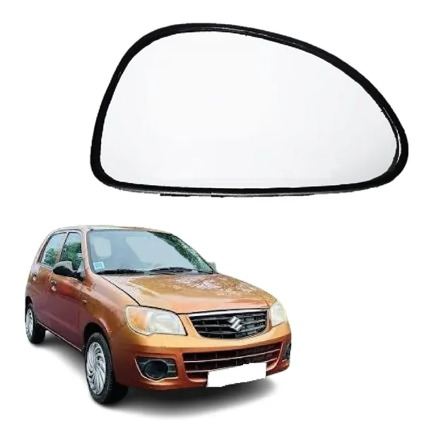 Alto_K10_Zen_Old_Orvm_Right_Driver_Side_Mirror_Glass_With_Sub_Plate