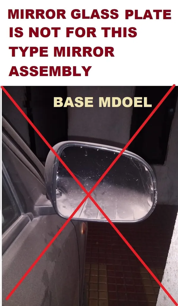 Renault_Kwid_Orvm_Right_Driver_Side_Mirror_Glass_With_Sub_Plate