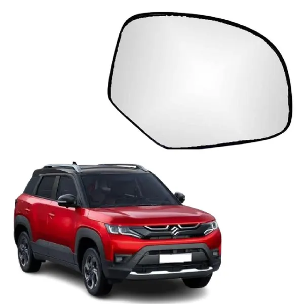 Vitara_Brezza_Orvm_Right_Driver_Side_Mirror_Glass_With_Sub_Plate