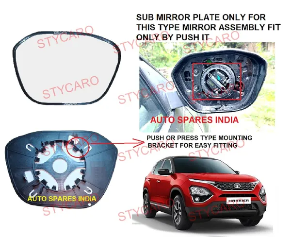 Mirror_Glass_Compatible_With_Tata_Harrier_Bs6_2020_2023_Model_Type_2_Right_Side_Driver_Side