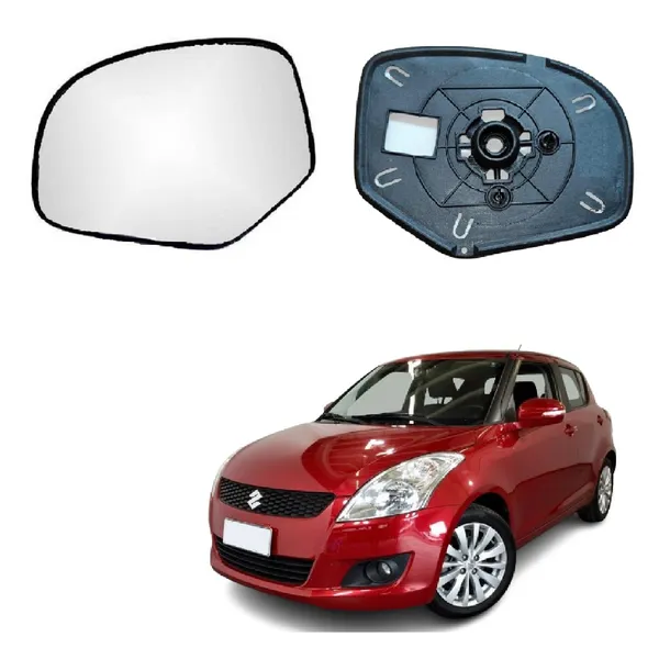 Swift_2nd_Gen_Size_2_Orvm_Left_Passenger_Side_Mirror_Glass_With_Sub_Plate
