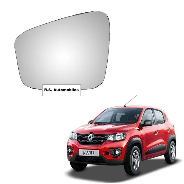 R_S_Automobiles_Left_Side_Rear_View_Mirror_Glass_Renault_Kwid_2015_2021_Model
