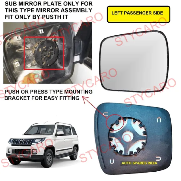 Side_View_Sub_Mirror_Glass_Plate_Compatible_With_Mahindra_Tuv_300_2015_2025_Bolero_Neo_Neo_2021_2025_Year_Model_Left_Passenger_Side