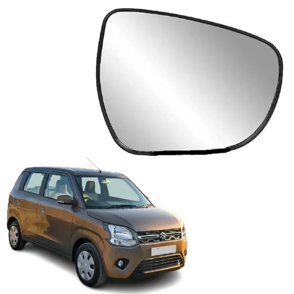 Wagon_R_Vxi_Zxi_Type_6_Orvm_Right_Driver_Side_Mirror_Glass_With_Sub_Plate