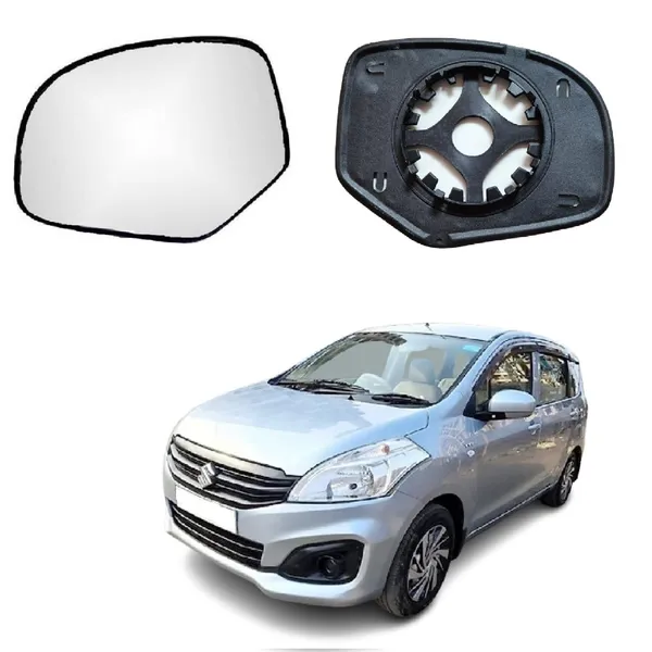 Ertiga_1st_Gen_Size_2_Orvm_Left_Passenger_Side_Mirror_Glass_With_Sub_Plate