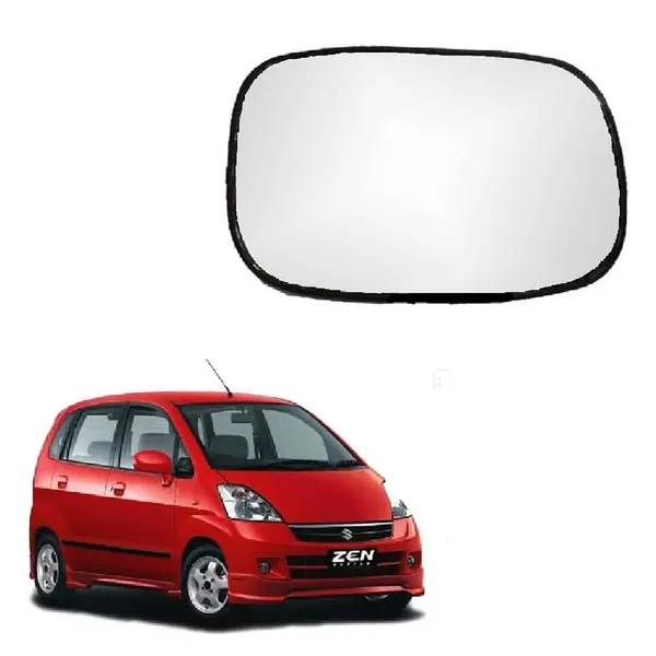 Right_Driver_Side_View_Mirror_Glass_Sub_Mirror_Glass_Plate_Compatible_With_Maruti_Zen_Estilo_Type_1_2006_2009_Year_Model