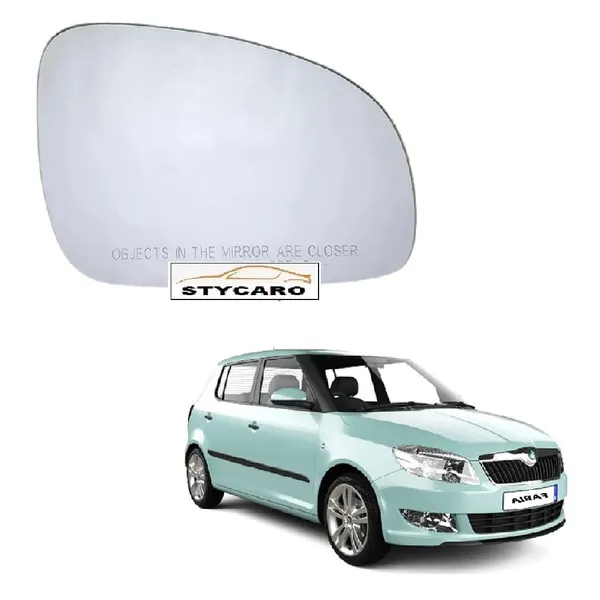 Fabia_2008_2014_Orvm_Right_Driver_Side_Mirror_Glass_Sub_Plate