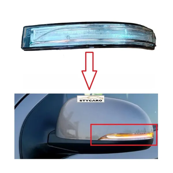 Hyn_I20_1st_Gen_F_L_Orvm_Left_Passenger_Side_View_Mirror_Indicator_Light
