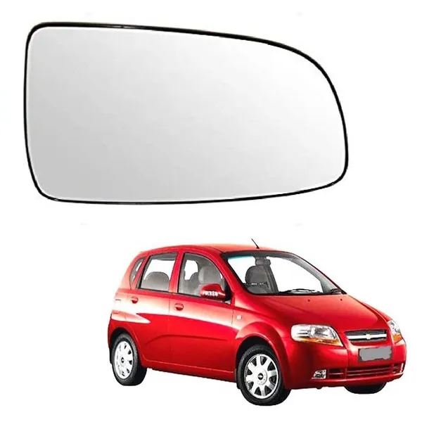 U_Va_Orvm_Right_Driver_Side_View_Mirror_Glass_With_Sub_Plate