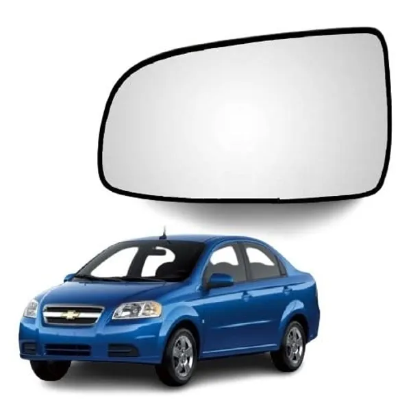 Aveo_Orvm_Left_Passenger_Side_View_Mirror_Glass_With_Sub_Plate