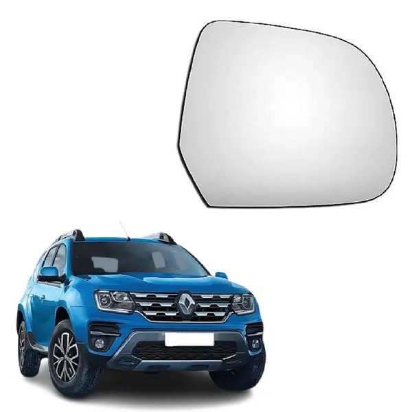 Duster_1st_Gen_Orvm_Right_Driver_Side_Mirror_Glass_With_Sub_Plate