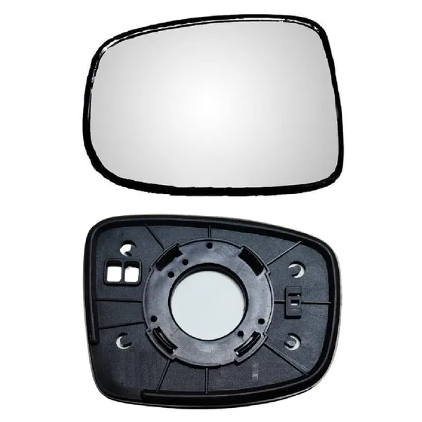 I10_Ist_Gen_Size_4_Orvm_Left_Passenger_Side_Mirror_Glass_With_Sub_Plate