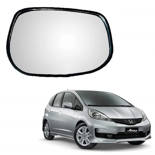 Jazz_1st_Gen_Size_1_Orvm_Right_Driver_Side_Mirror_Glass_With_Sub_Plate