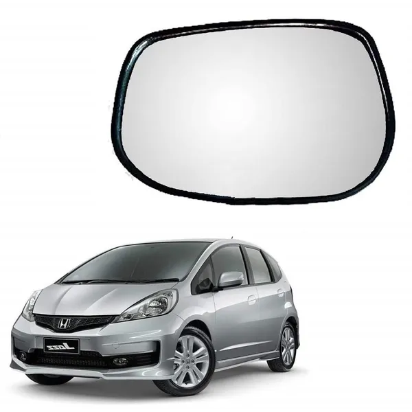 Jazz_1st_Gen_Size_1_Orvm_Left_Passenger_Side_Mirror_Glass_With_Sub_Plate