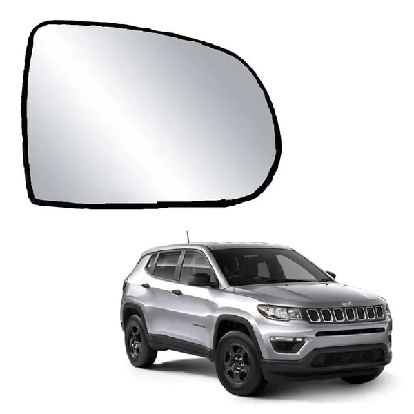Jeep_Compass_Orvm_Right_Driver_Side_Mirror_Glass_With_Sub_Plate