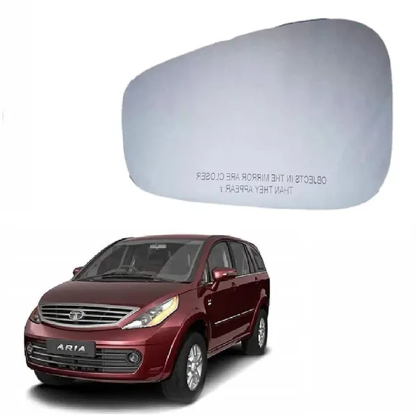 Tata_Aria_Orvm_Left_Passenger_Side_Mirror_Glass_With_Sub_Plate