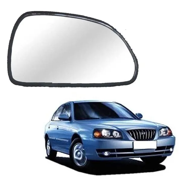 Elantra_Old_Orvm_Right_Driver_Side_Mirror_Glass_With_Sub_Plate
