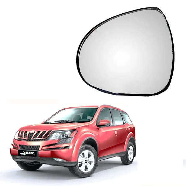 Xuv_500_1st_2nd_Gen_Orvm_Left_Passenger_Side_Mirror_Glass_With_Sub_Plate
