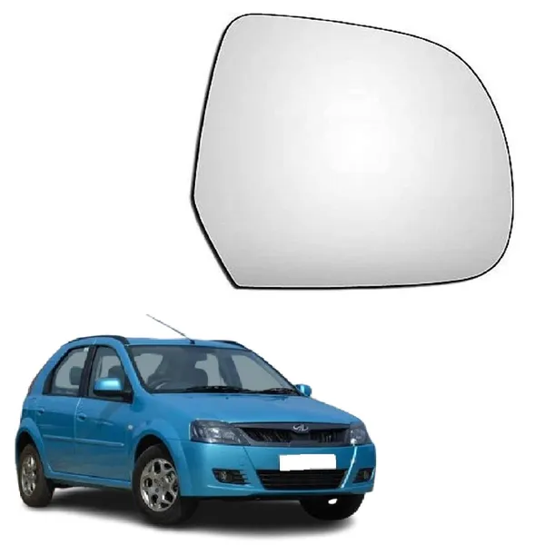 Verito_Vibe_Orvm_Right_Driver_Side_Mirror_Glass_With_Sub_Plate