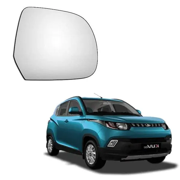 Kuv_100_Orvm_Right_Driver_Side_Mirror_Glass_With_Sub_Plate