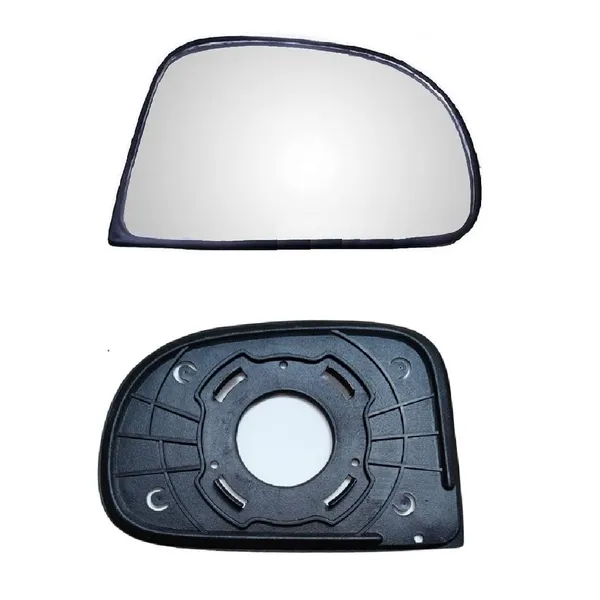 I10_Ist_Gen_Size_3_Orvm_Right_Driver_Side_Mirror_Glass_With_Sub_Plate