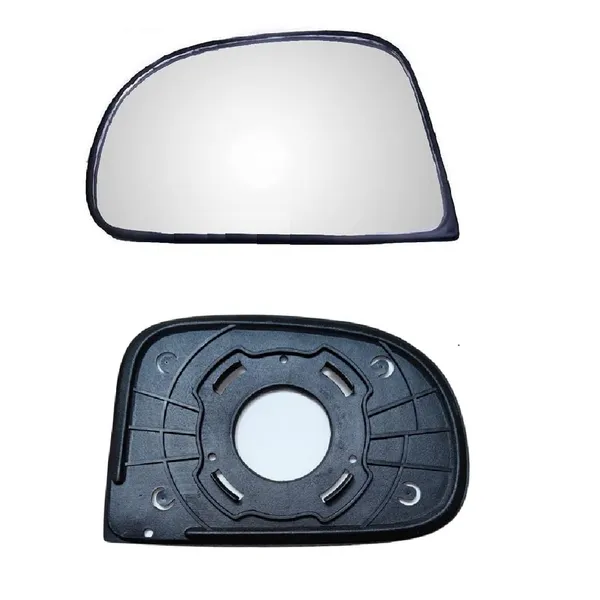 I10_Ist_Gen_Size_3_Orvm_Left_Passenger_Side_Mirror_Glass_With_Sub_Plate