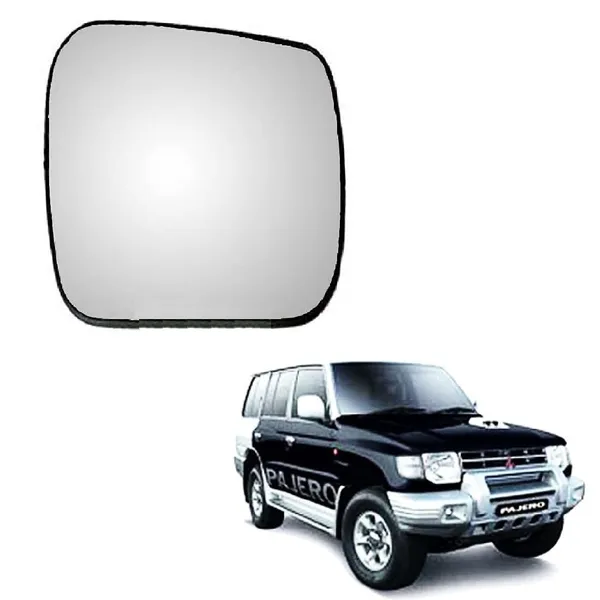 Pajero_Sfx_2nd_Gen_Orvm_Right_Driver_Side_Mirror_Glass_With_Sub_Plate