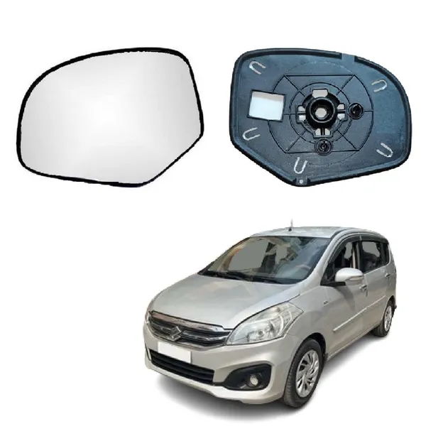 Ertiga_1st_Gen_Size_1_Orvm_Left_Passenger_Side_Mirror_Glass_With_Sub_Plate