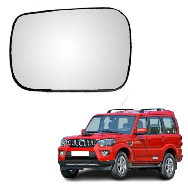 Scorpio_3rd_Gen_Orvm_Left_Passenger_Side_Mirror_Glass_With_Sub_Plate