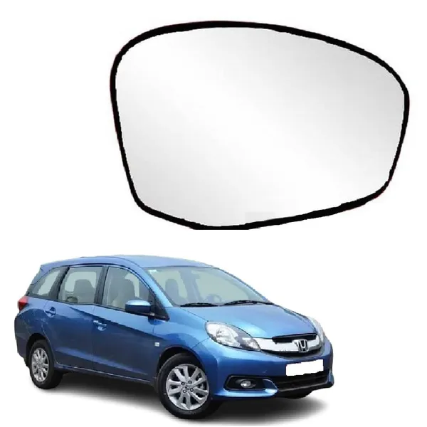 Mobilio_Ist_Gen_Size_1_Orvm_Right_Driver_Side_Mirror_Glass_With_Sub_Plate