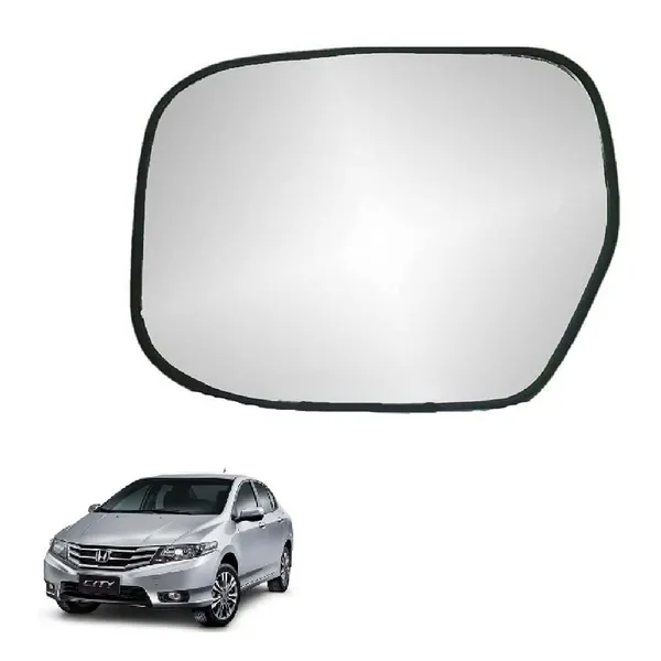 H_City_5th_Gen_Orvm_Left_Passenger_Side_Mirror_Glass_With_Sub_Plate