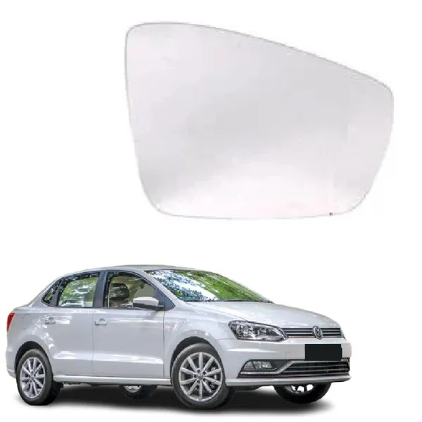 Vw_Ameo_Orvm_Right_Driver_Side_Mirror_Glass_With_Sub_Plate