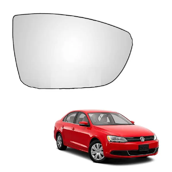 Vw_Jetta_2nd_Gen_T2_Orvm_Right_Driver_Side_Mirror_Glass_With_Sub_Plate