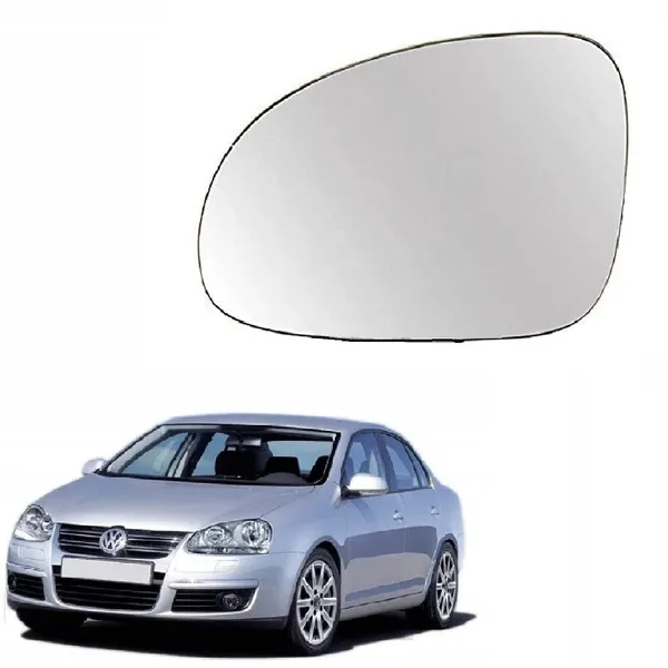 Vw_Jetta_1st_Gen_T1_Orvm_Left_Passenger_Side_Mirror_Glass_With_Sub_Plate