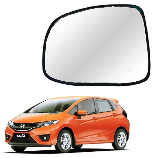 Jazz_2nd_Gen_Size_2_Orvm_Left_Passenger_Side_Mirror_Glass_With_Sub_Plate