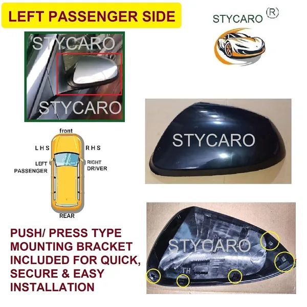 Xcent_Orvm_Left_Passenger_Side_Mirror_Cover_Blk