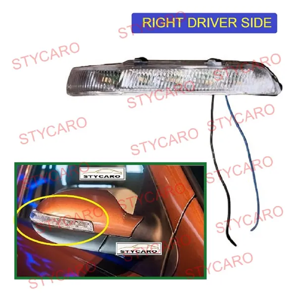 Tata_Indigo_Ecs_Orvm_Right_Driver_Side_Mirror_Indicator_Light