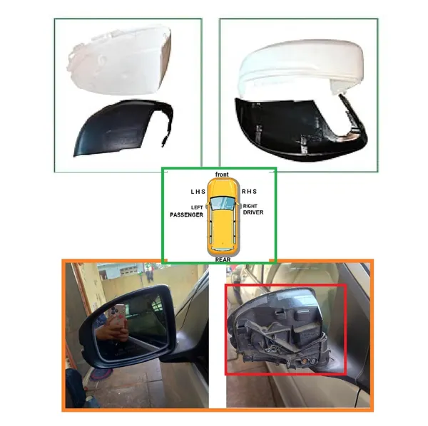 City_6th_Gen_Orvm_Right_Driver_Side_Mirror_Cover_No_Indicator_Cut_Wht